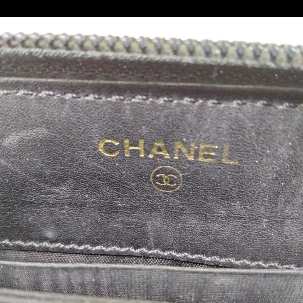 Chanel Long Wallet Black Caviar Skin - Picture 5 of 9